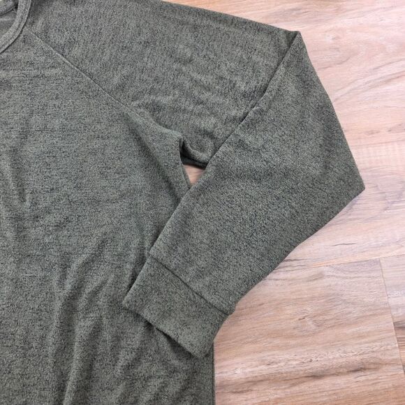 💇‍♀️Buffalo Olive Green Lightweight Long Sleeve Sweater Large - Picture 10 of 14